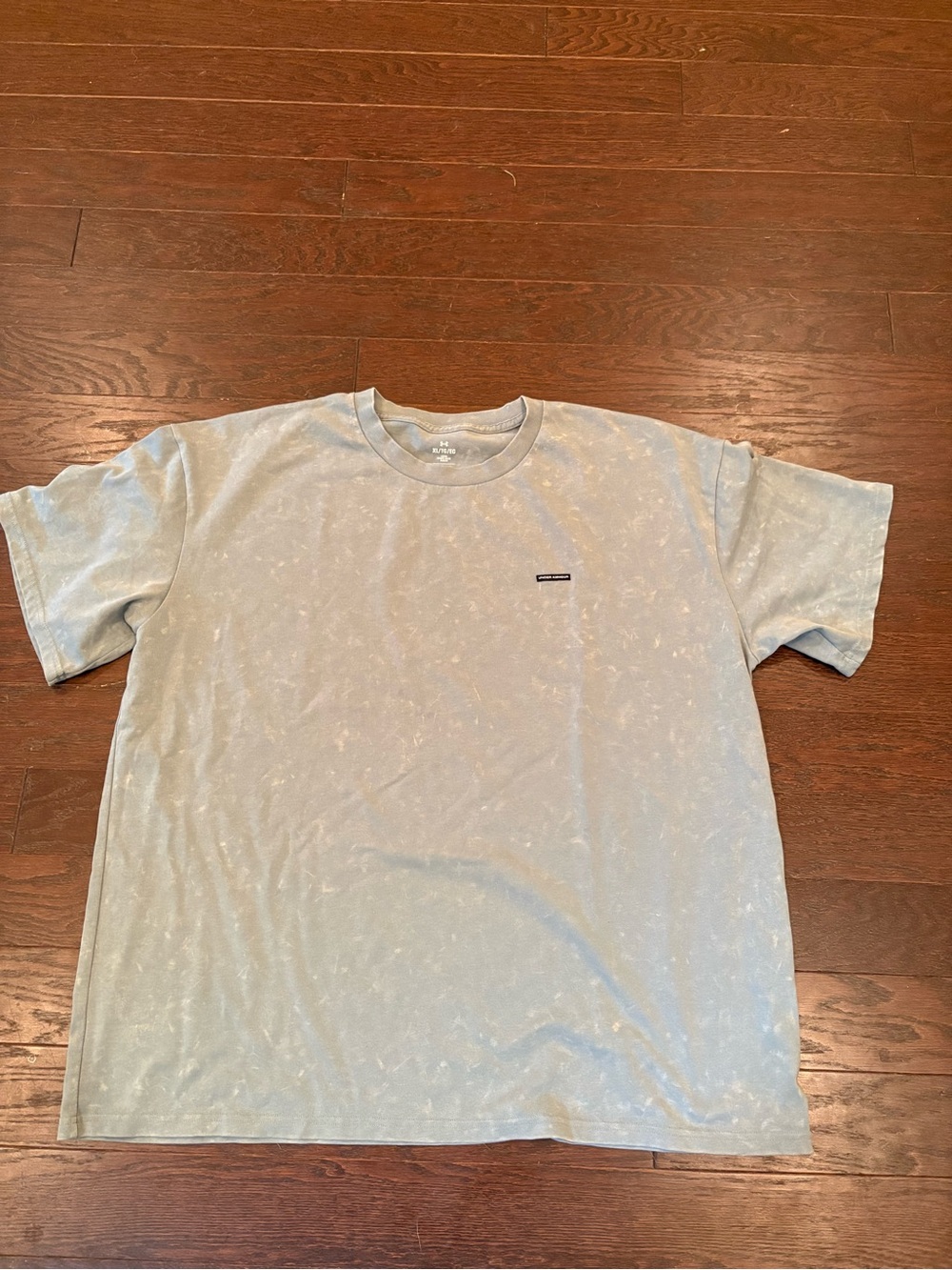 Under Armour Men's Light Blue Mineral Wash Short Sleeve Tee